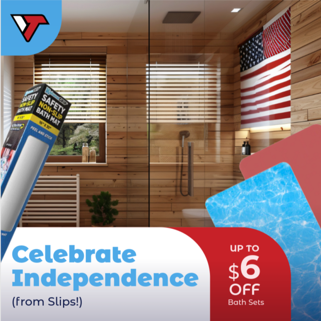 Kahuna Grip Bathmat (16" x 35") with Treads Bundle