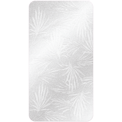 Kahuna Grip Palm Frond White Bathmat
