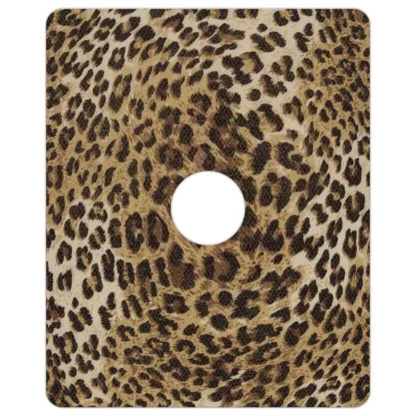 Kahuna Grip Cheetah Shower Mat with 6" Drain Hole